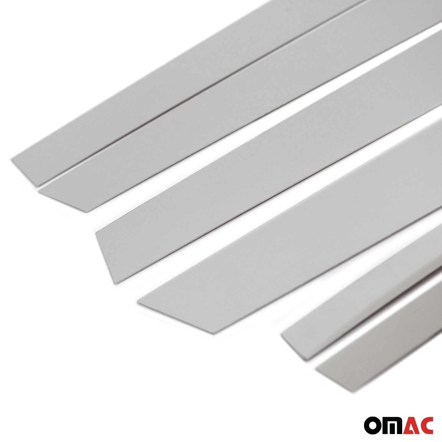 2016-2019 Mercedes GLC Class Coupe C253 Window B Pillar Posts Trim Stainless Steel 6x