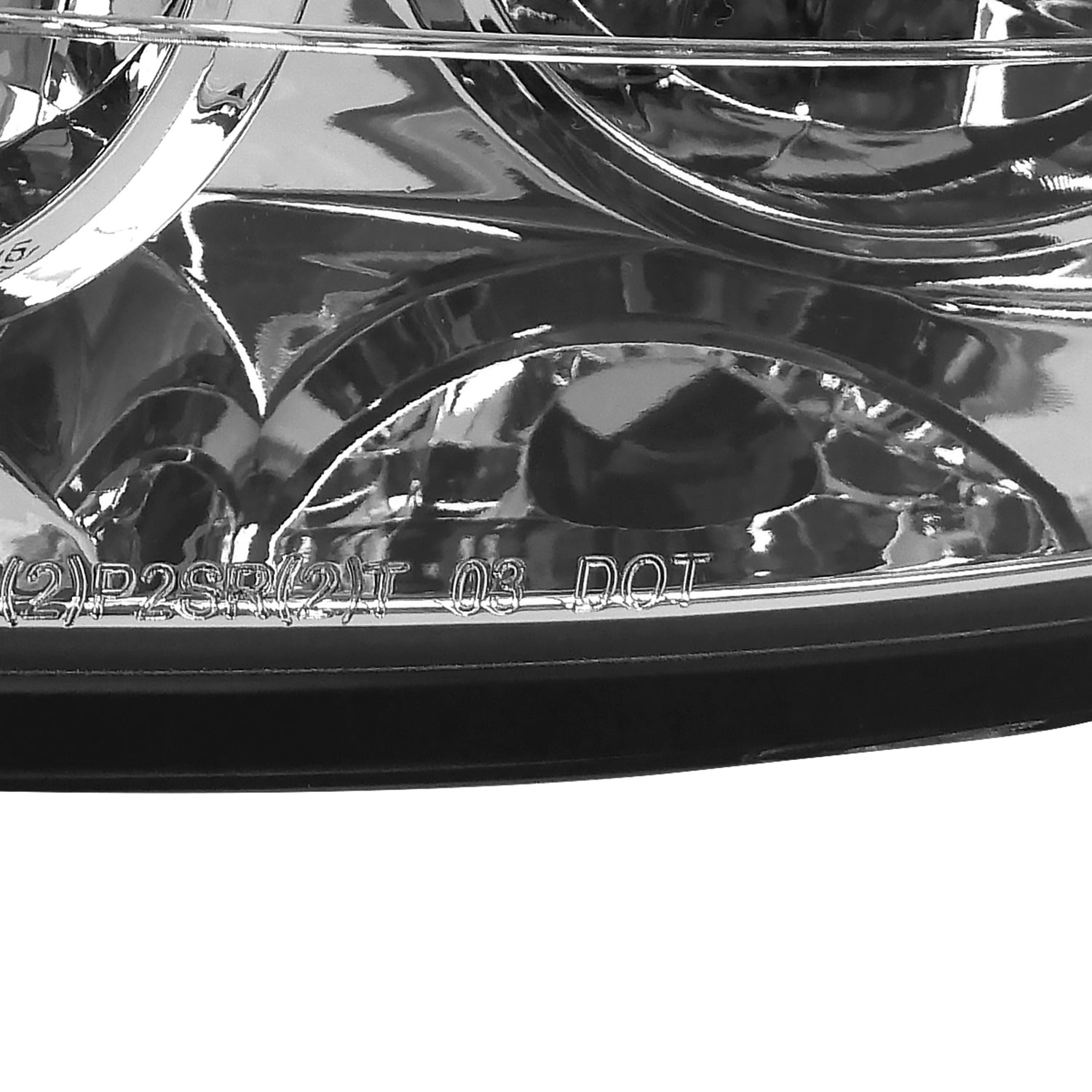 2006-2011 Honda Civic Sedan Tail Lights Chrome Housing/Clear Lens