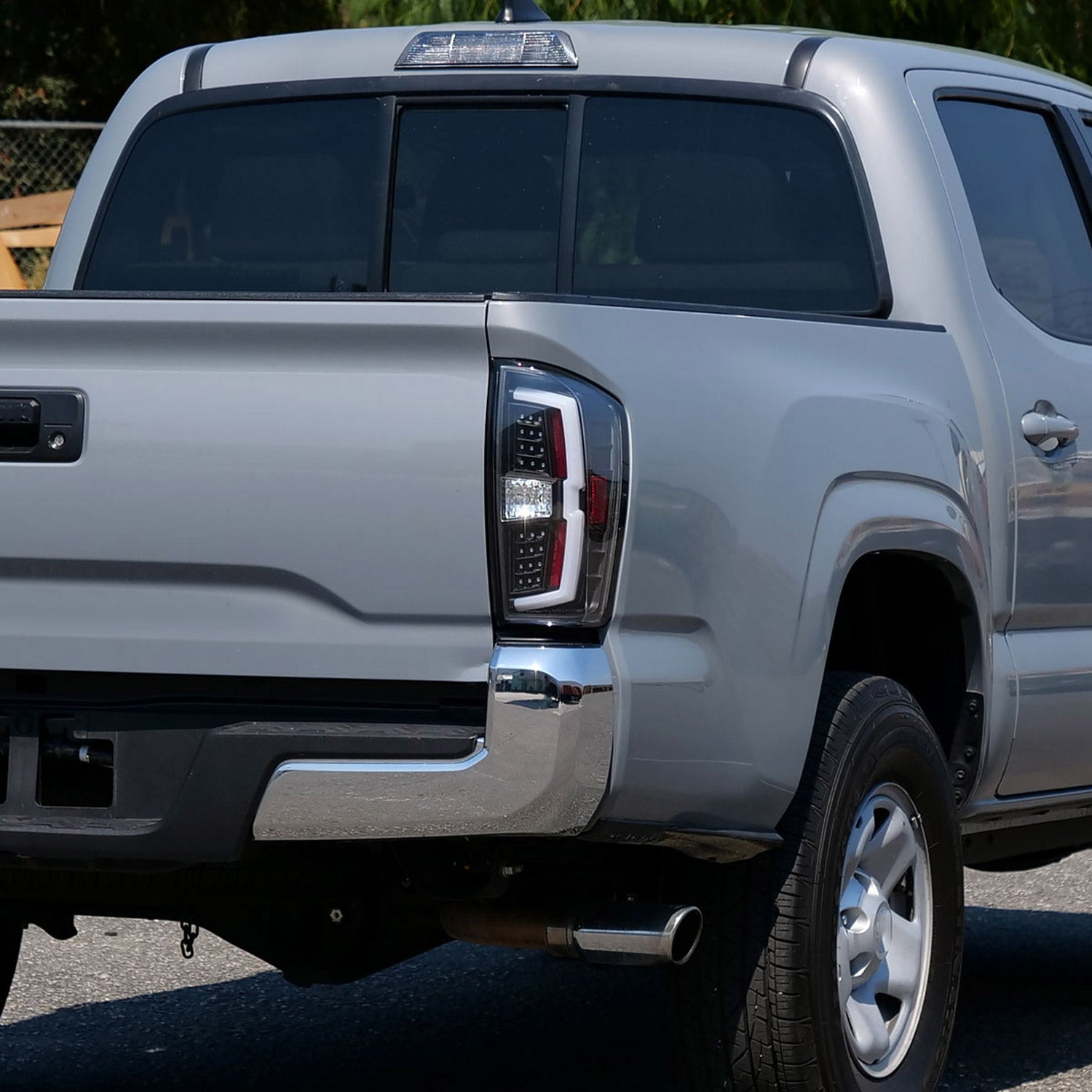 2016-2022 Toyota Tacoma LED Bar Tail Lights Matte Black Housing/Clear Lens