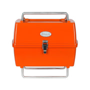 Orange Portable Charcoal BBQ Grill Outdoor Camping 13 Pcs with Durable Bag SET