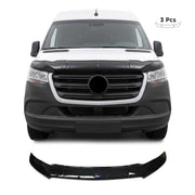 2019-2026 Mercedes Sprinter W907 910 Front Bug Shield Hood Deflector 3Pcs