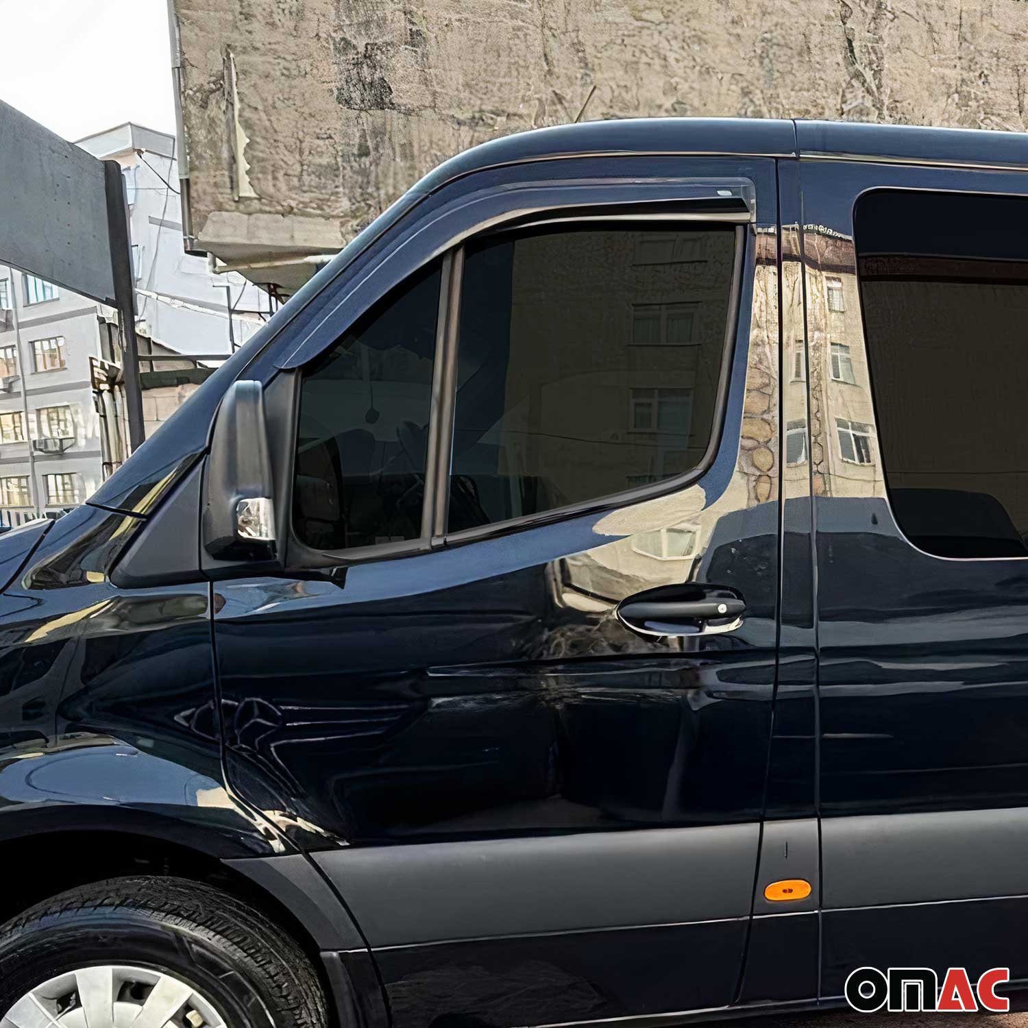 2019-2025 Mercedes Sprinter W907 910 Window Molding Trim Streamer Stainless Steel Dark