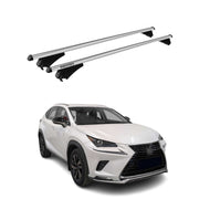 2015-2021 Lexus NX Roof Rack Cross Bars Silver