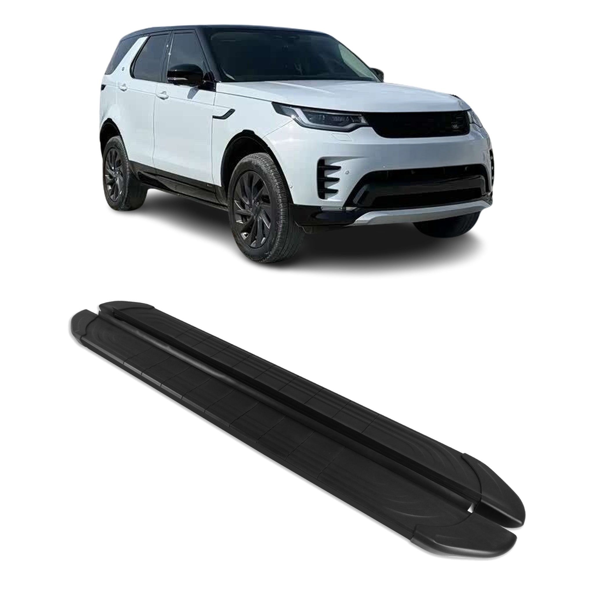 Side Step Nerf Bars Running Board for Land Rover Discovery 2017-2026 Black 2x