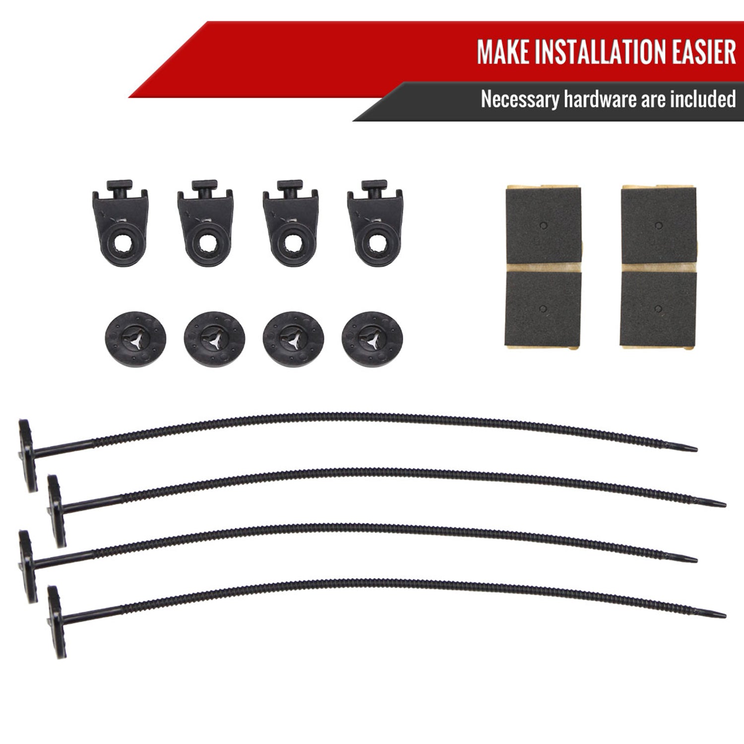 Universal 14 Inch 12V/160W Radiator Cooling Fan Kit