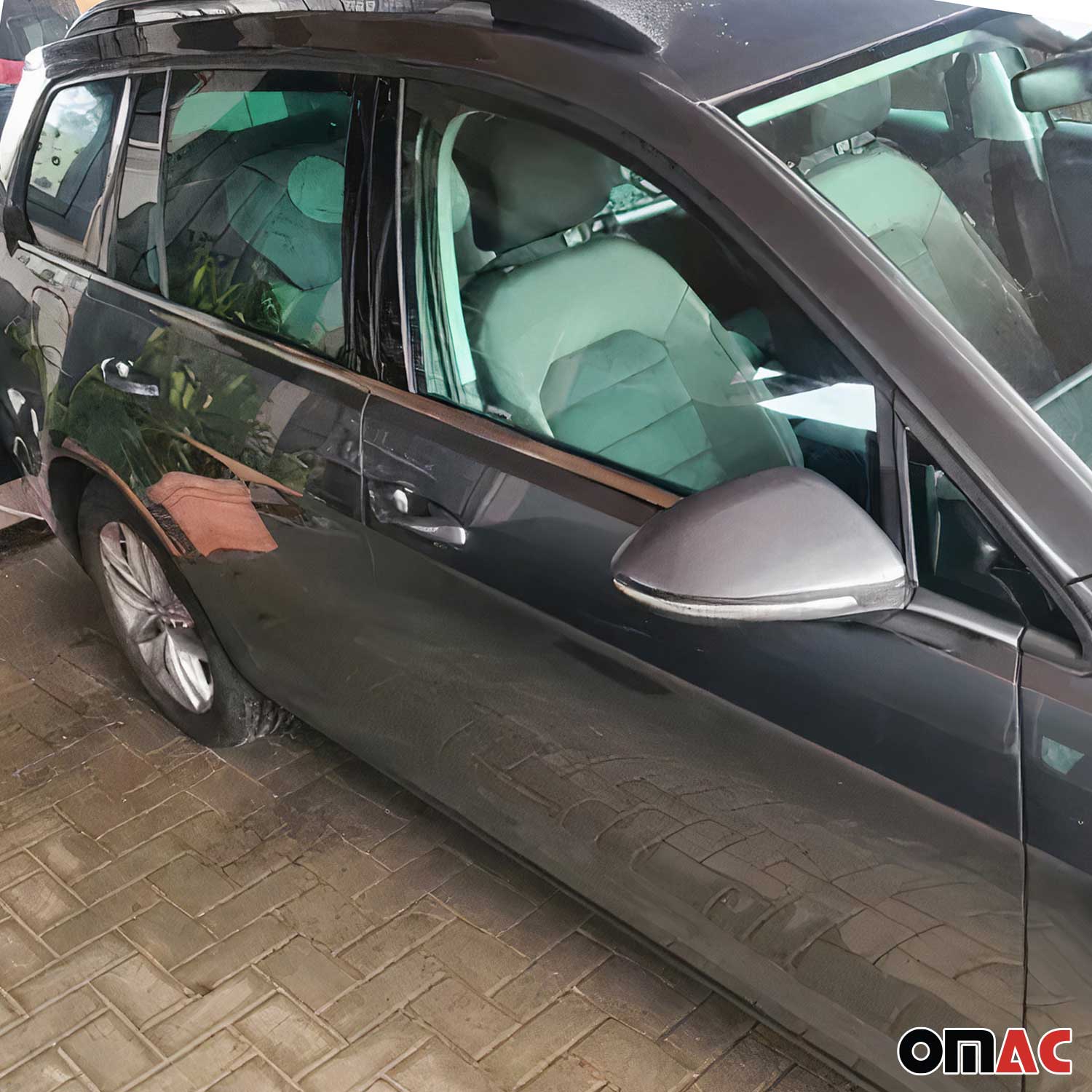 2015-2019 Volkswagen Golf SportWagen Window Molding Trim Streamer Stainless Steel