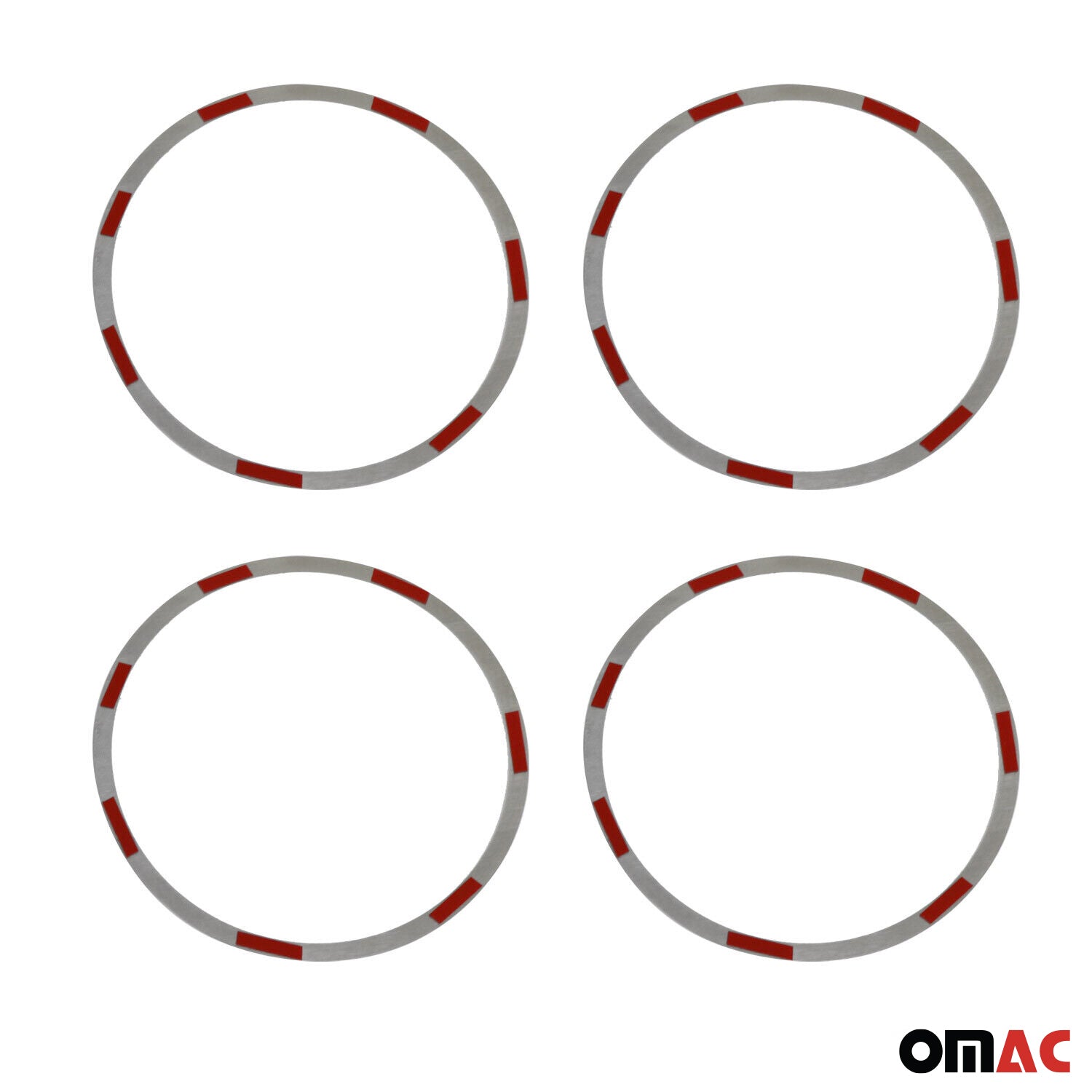 2014-2020 Nissan Rogue Speaker Audio Surround Trim Stainless Steel Silver 4 Pcs