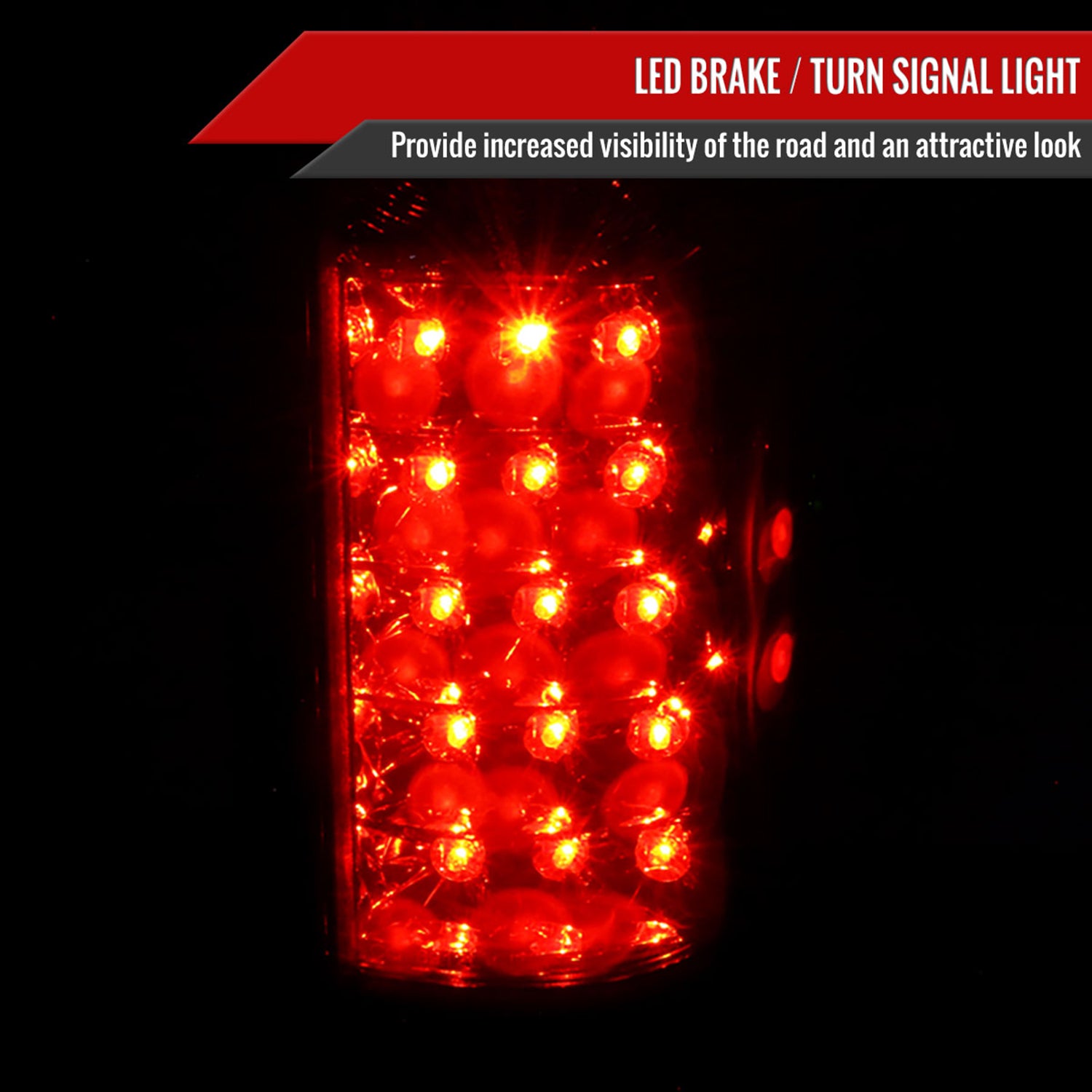 1988-2000 Chevy Silverado/Tahoe/Suburban/Sierra/Yukon Tail Lights Chrome/Red