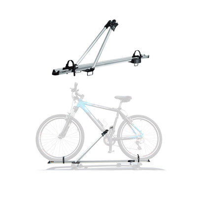 Pro Bike Carrier Roof Mount Aluminum Bicycle Rack Cycling Holder Car Truck SUV