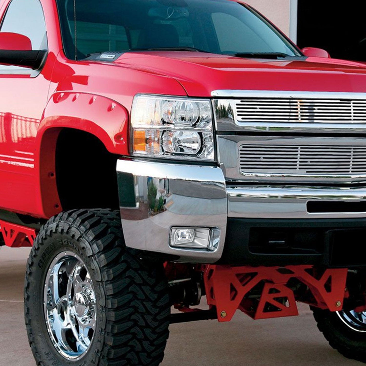 2007-2014 Chevy Avalanche/Silverado/Suburban/Tahoe LED Fog Lights Chrome
