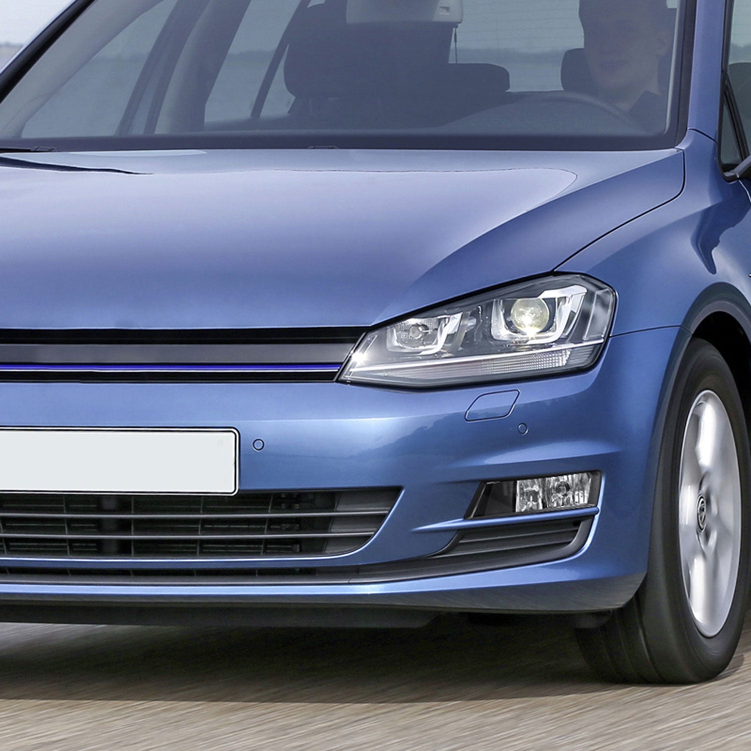 2015-2017 VW Golf Mk7 H11 Fog Lights Chrome Housing/Clear Lens