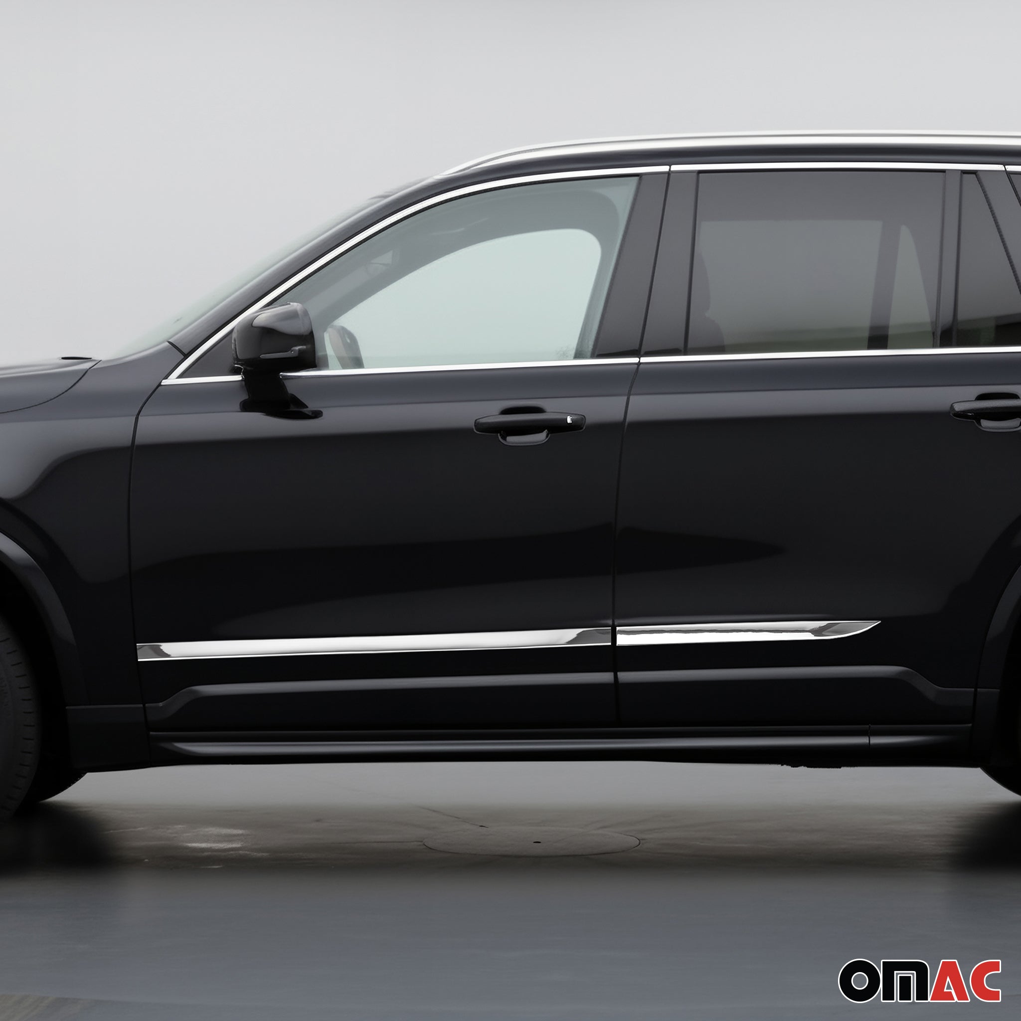 2017-2023 BMW 5 Series G30 G31 Sedan Touring Side Door Molding Trim Skirt Garnish Stainless Steel