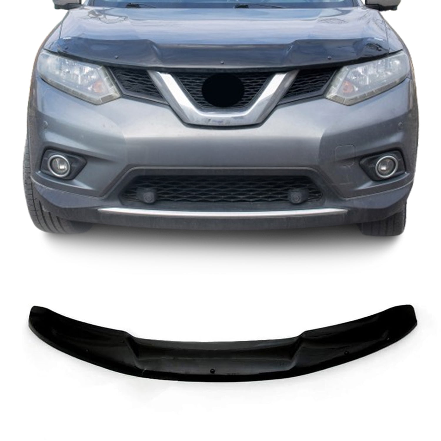 2017-2020 Nissan Rogue Front Bug Shield Hood Deflector 1 Pc Smoke