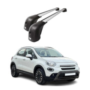 2016-2023 Fiat 500X Roof Racks Cross Bars Silver