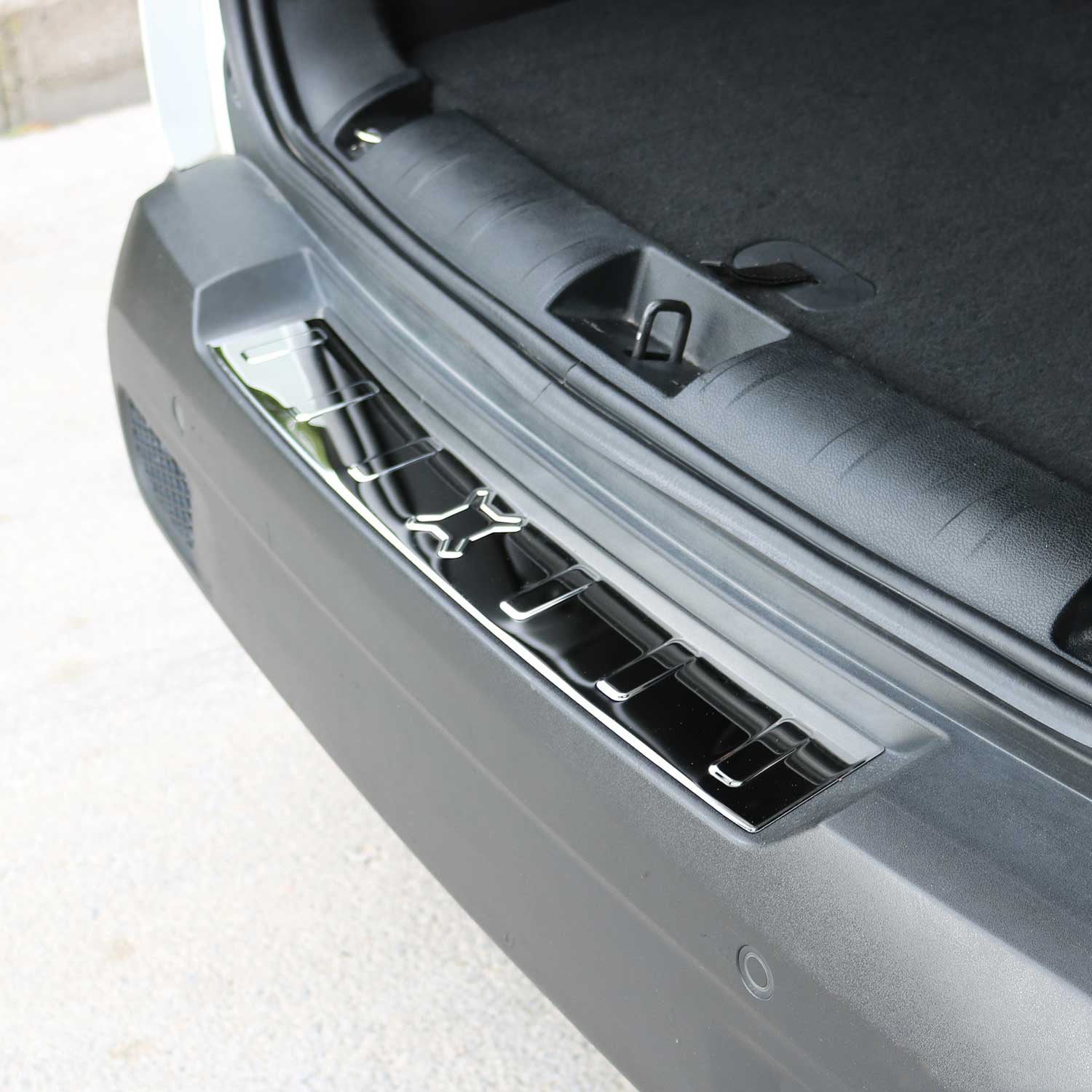 2019-2024 Jeep Renegade Rear Bumper Sill Cover Protector Guard Steel Silver