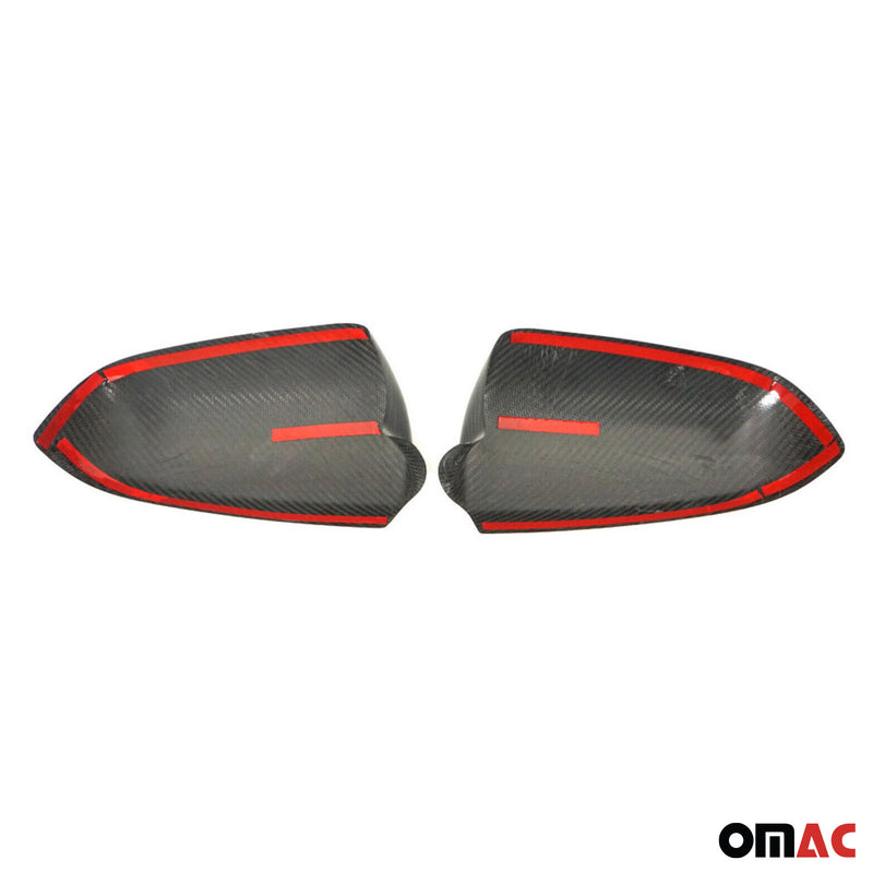 2000-2008 Audi A3 S3 A4 S4 A6 8P S3 RS3 Side Mirror Cover Caps Carbon Fiber