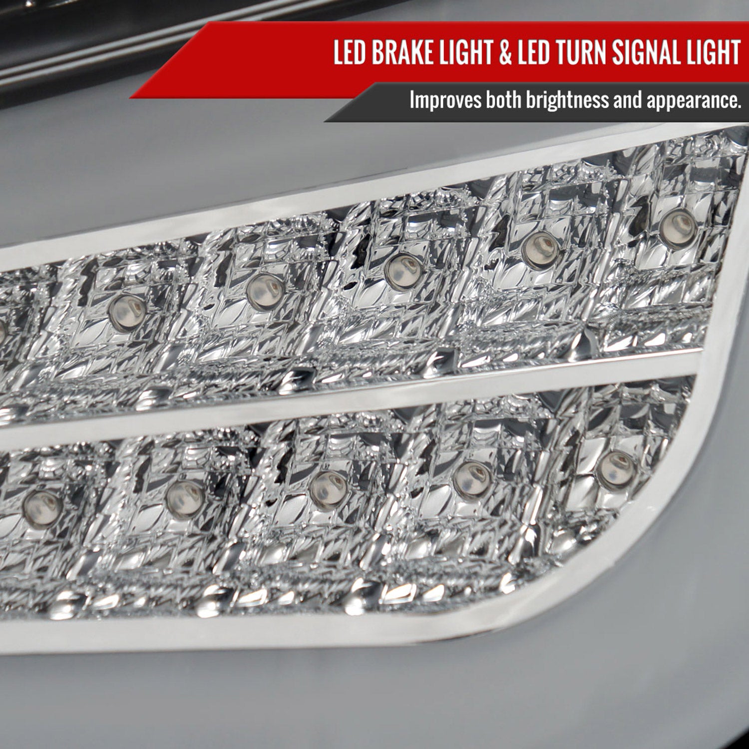 2011-2013 Scion tC LED Tail Lights Matte Black Housing/Clear Lens