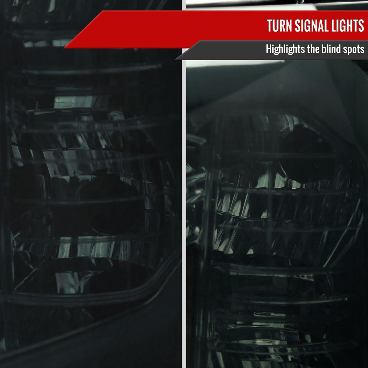 2007-2013 Chevy Silverado 1500 2500HD 3500HD LED Headlights Amber & Smoke