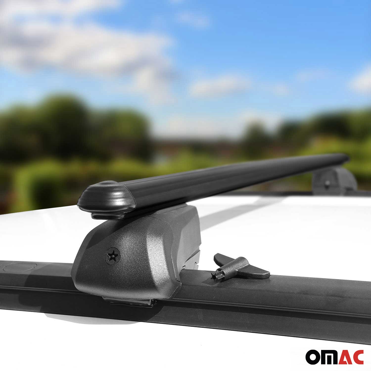 Roof Racks Cross Bars Carrier for Chevrolet Bolt EV 2017-2023 Hatchback Black 2x