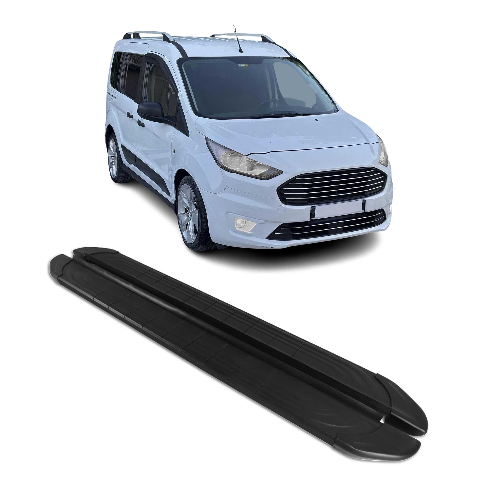 2014-2019 Ford Transit Connect L1 Short Running Boards Side Steps Black