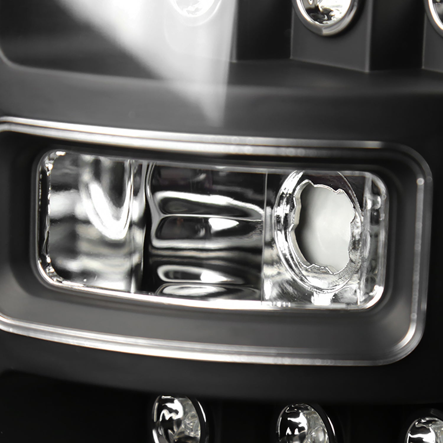 2009-2014 Ford F-150 LED Tail Lights Matte Black Housing/Clear Lens