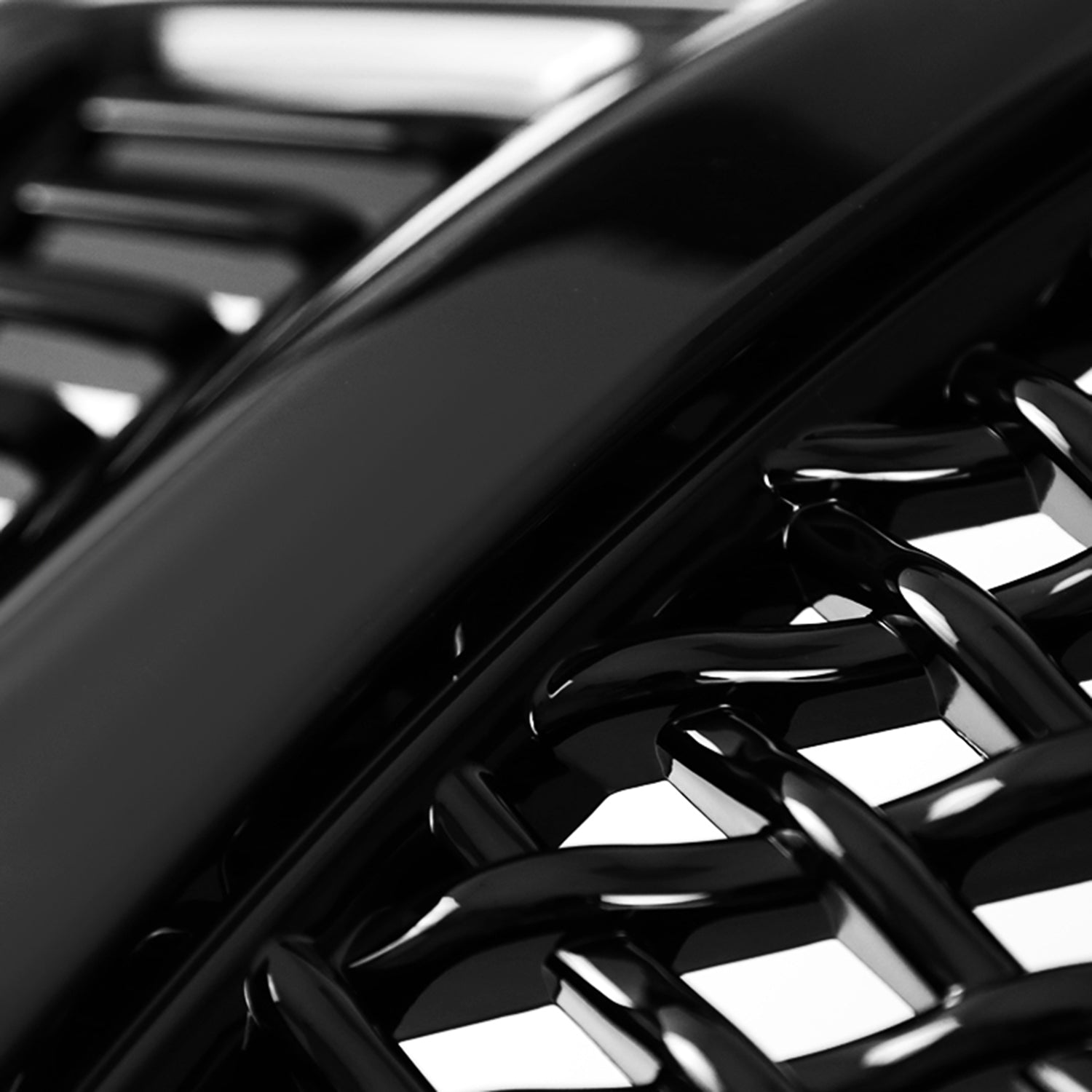 2005-2011 Toyota Tacoma Glossy Black ABS Honeycomb Mesh Grille