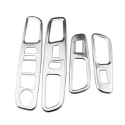 2015-2024 Jeep Renegade Windows Button Cover Trim Chrome ABS Silver 4 Pcs