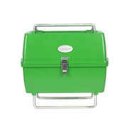 Green Portable Charcoal BBQ Grill Outdoor Camping 13 Pcs with Durable Bag SET