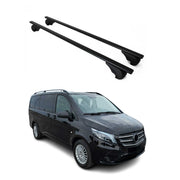 2016-2024 Mercedes Metris Roof Rack Cross Bars Black