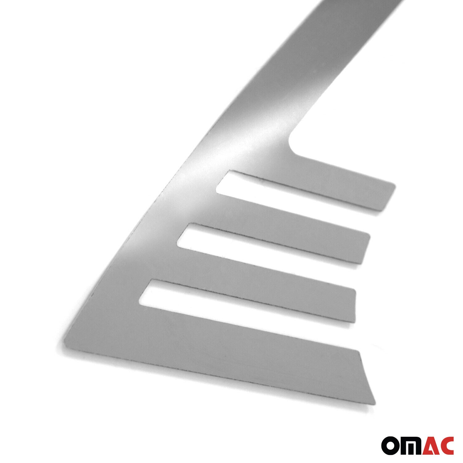 2014-2020 Nissan Rogue Trunk Wing Side Trim Silver Stainless Steel 2 Pcs