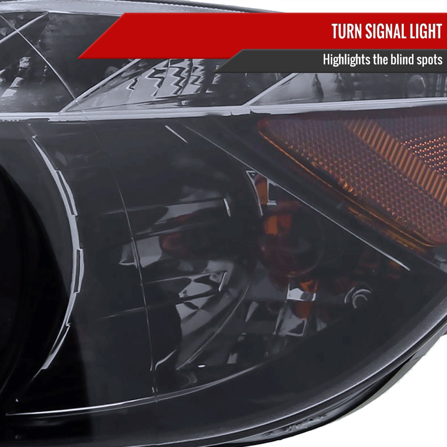 2006-2008 BMW E90 3 Series Sedan Dual Halo Projector Headlights LED Smoke