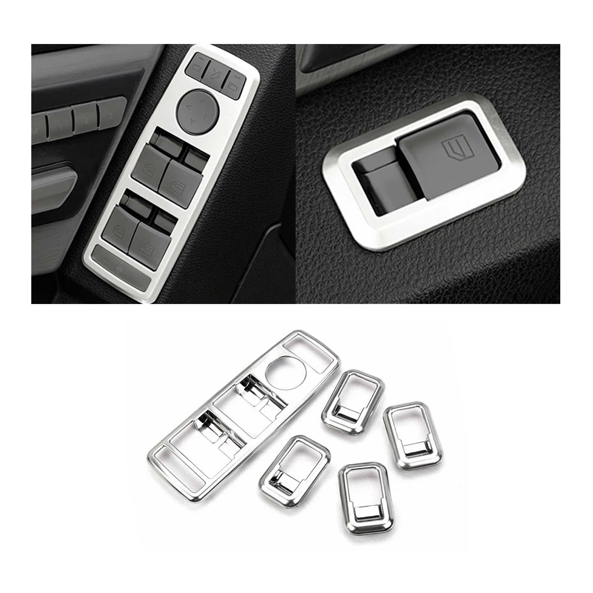Mercedes X166 X204 W166 W176 W204 W212 W117 Windows Switch Button Panel Trim