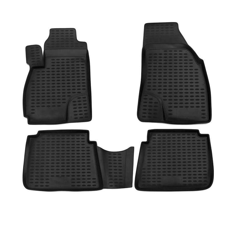 2001-2006 Hyundai Santa Fe Floor Mats Liners Full Set All Weather Black