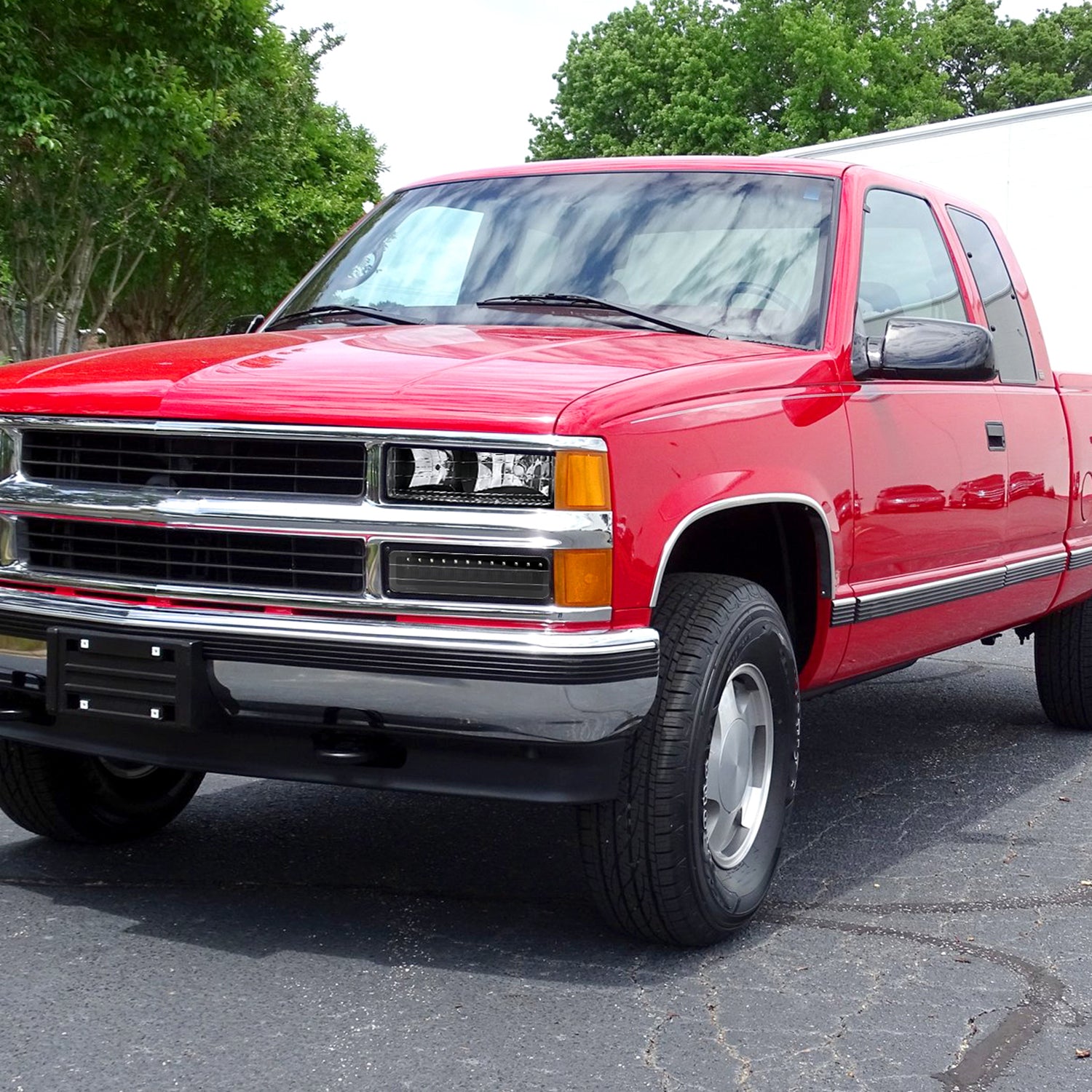 1988-1998 Chevy C/K C10/Tahoe/Sierra/Yukon/Suburban Crystal Headlights Black