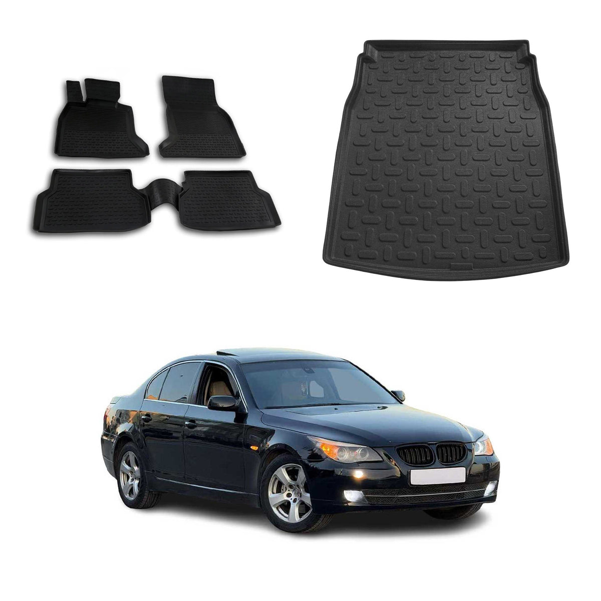 OMAC Floor Mats & Cargo Liners for BMW 5 Series Sedan E60 / M5 2004-2010