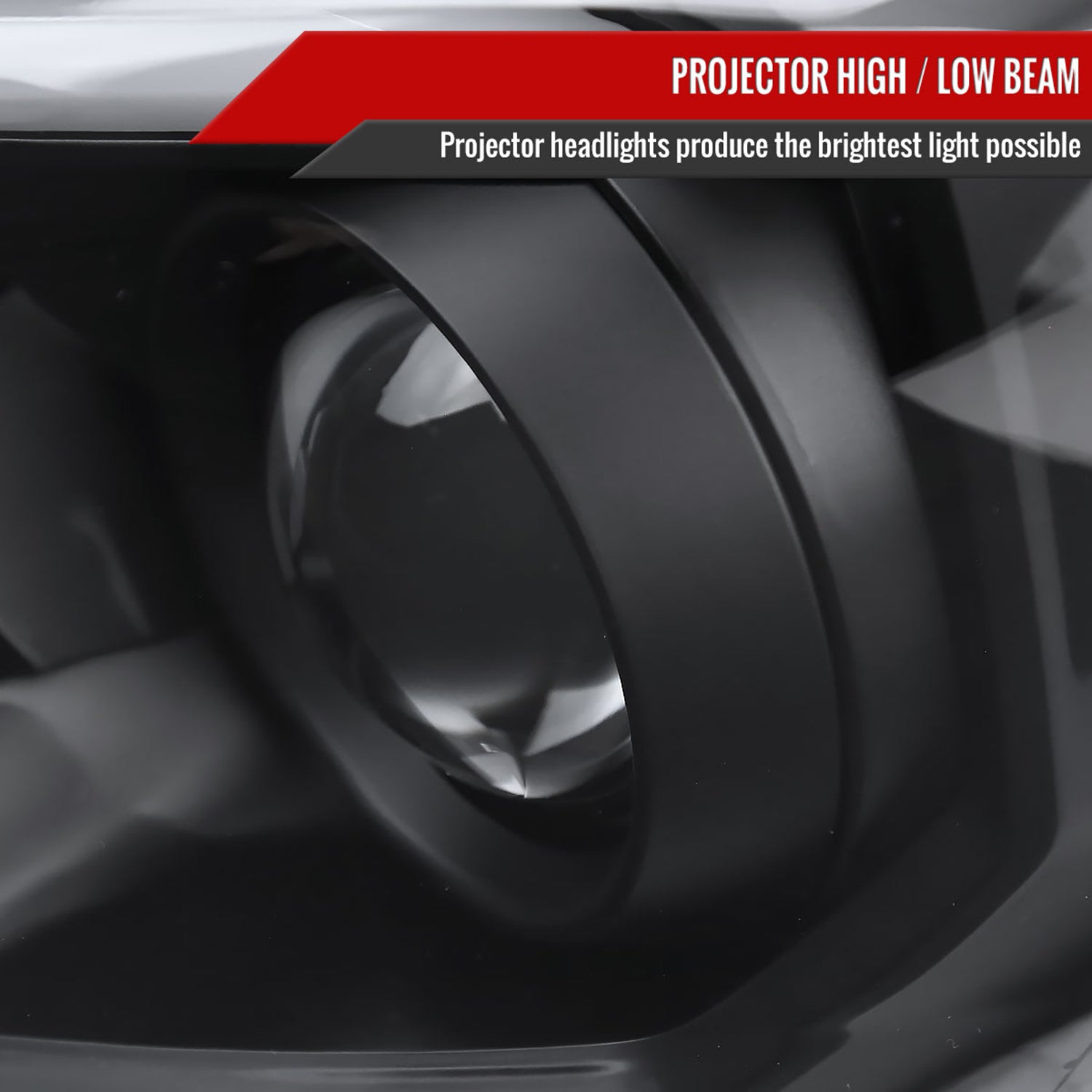 2016-2023 Toyota Tacoma Sequential LED Bar Projector Headlights Matt Black