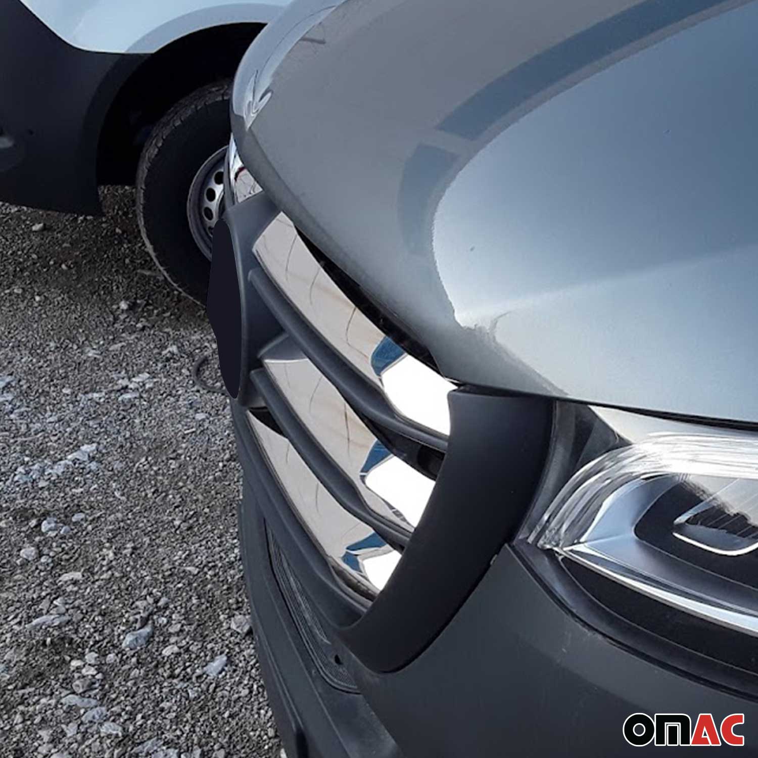 2019-2026 Mercedes Sprinter W907 910 Front Bumper Grill Trim Stainless Steel 6x