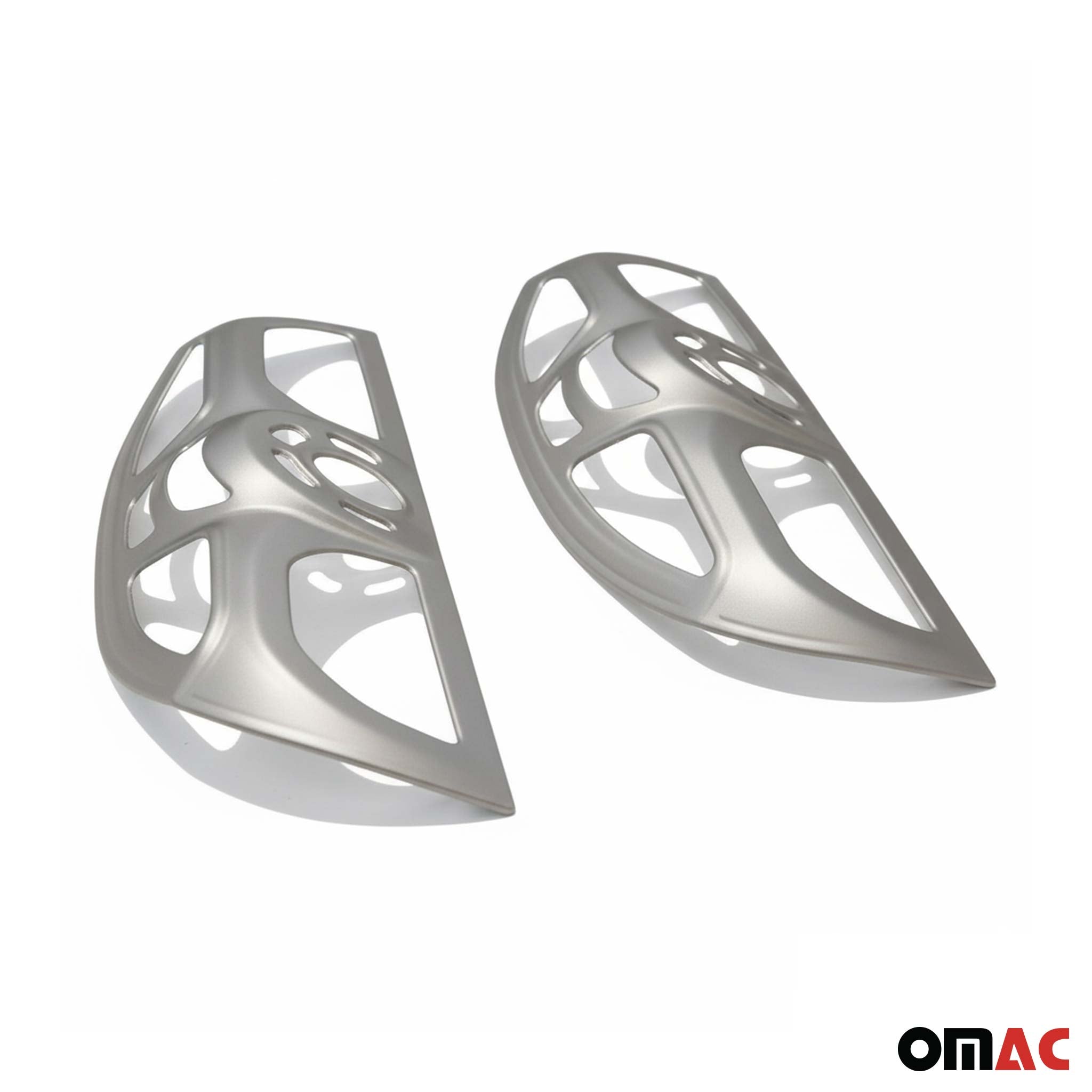 2014-2019 RAM ProMaster City Trunk Tail Light Trim Frame Chrome Silver 2Pcs