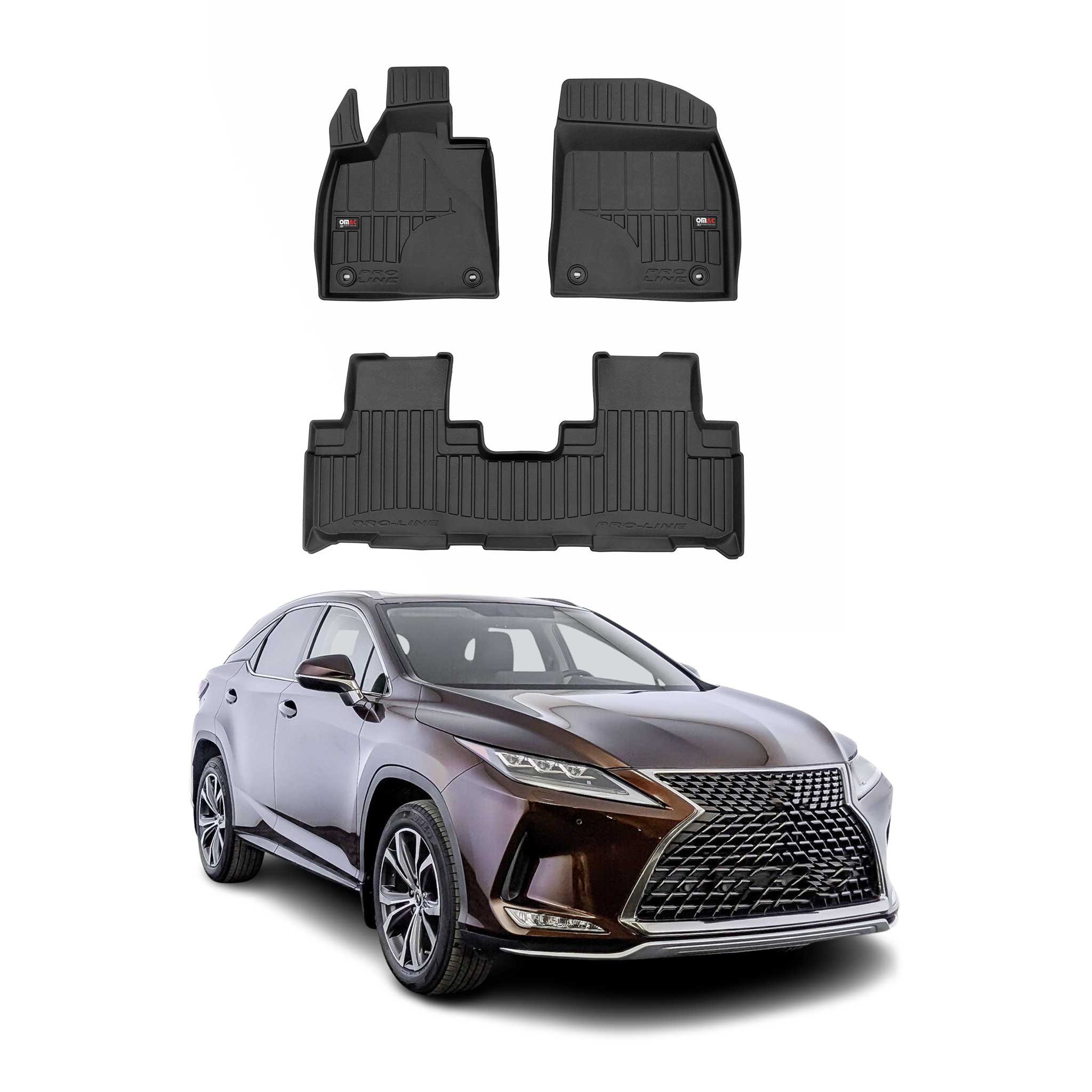2016-2022 Lexus RX350 RX450 Premium Floor Mats Liners Full Set All Wea ...