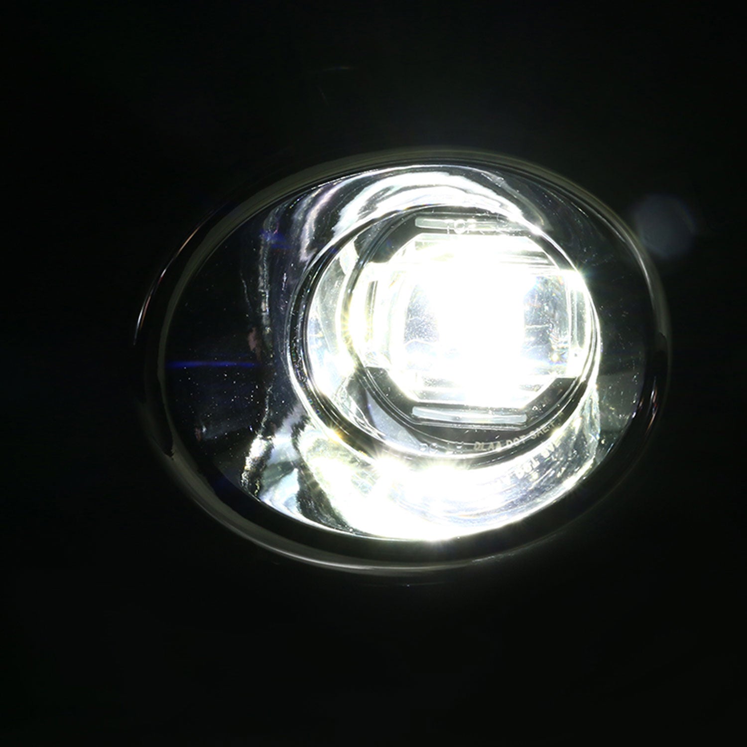 2013-2016 Nissan Pathfinder 6500K LED Projector Bumper Fog Lights Kit Chrome