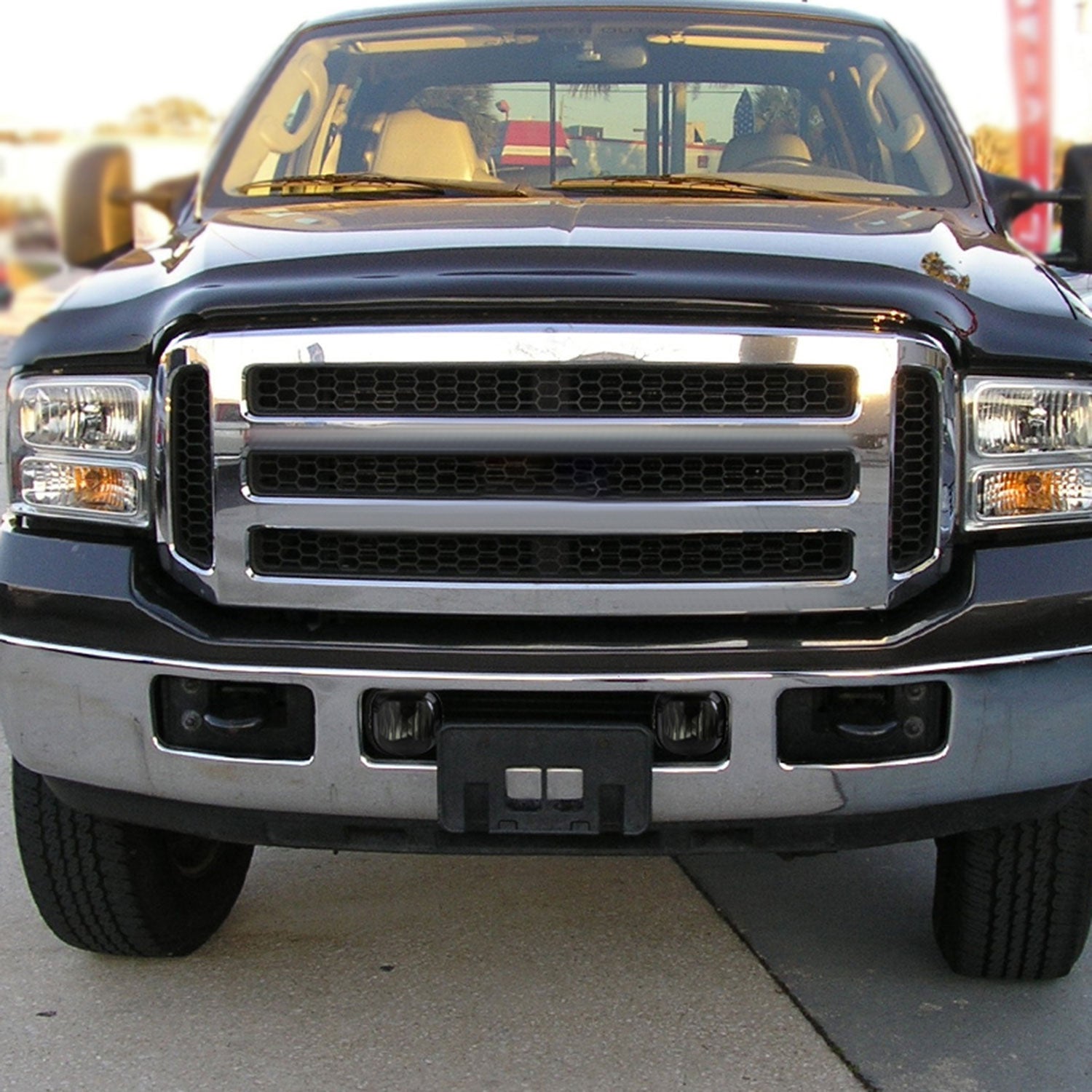 2005-2007 Ford F-250/F-350/Excursion H10 Fog Lights Chrome/Smoke Lens