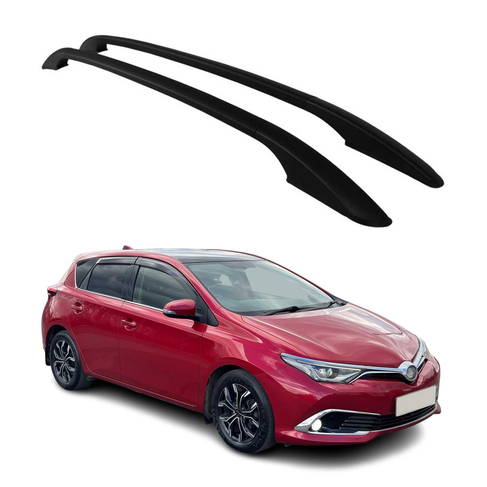 2017-2018 Toyota Corolla iM Roof Rack Rails Side Rails Black