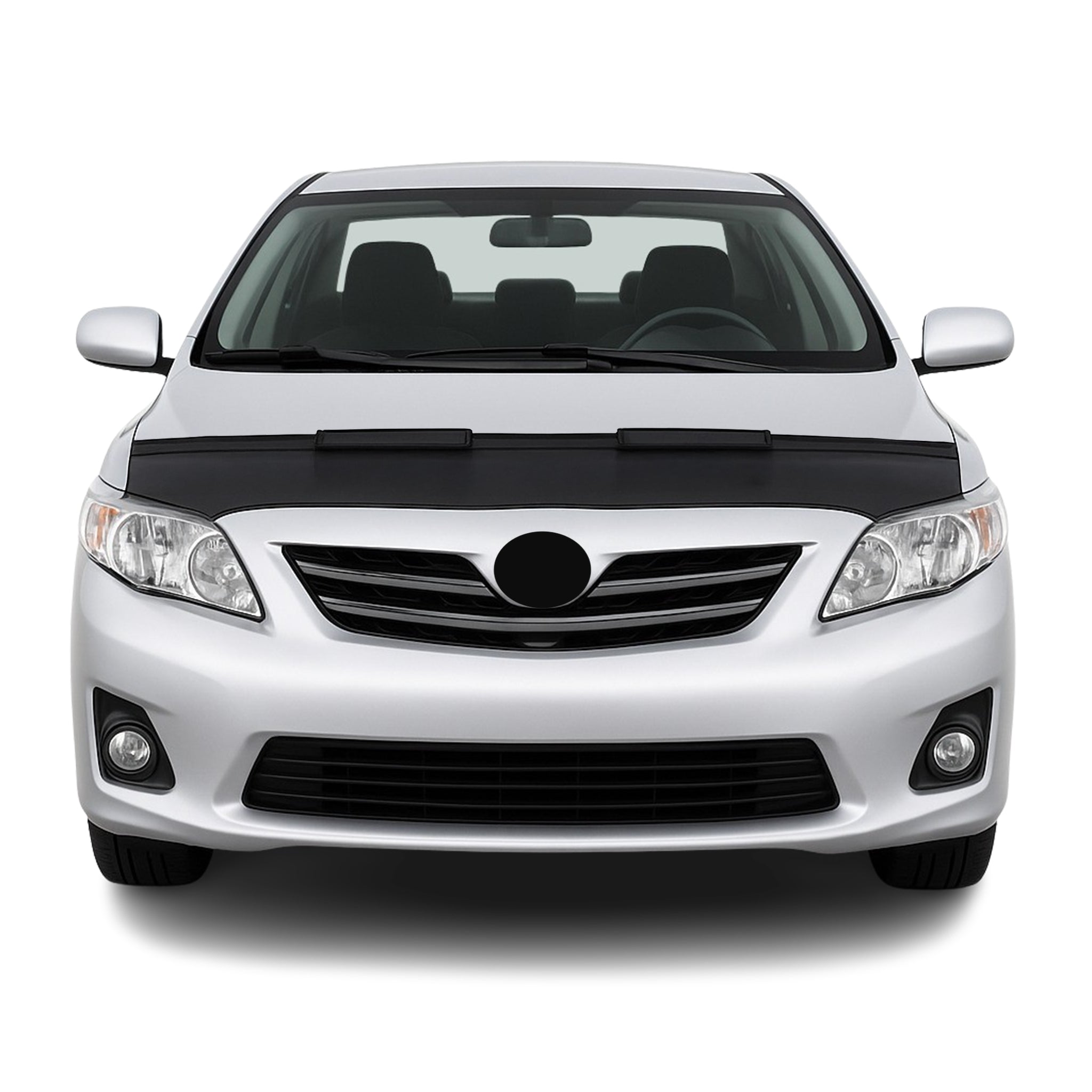 2003-2008 Toyota Corolla Car Bonnet Mask Hood Bra Black Half