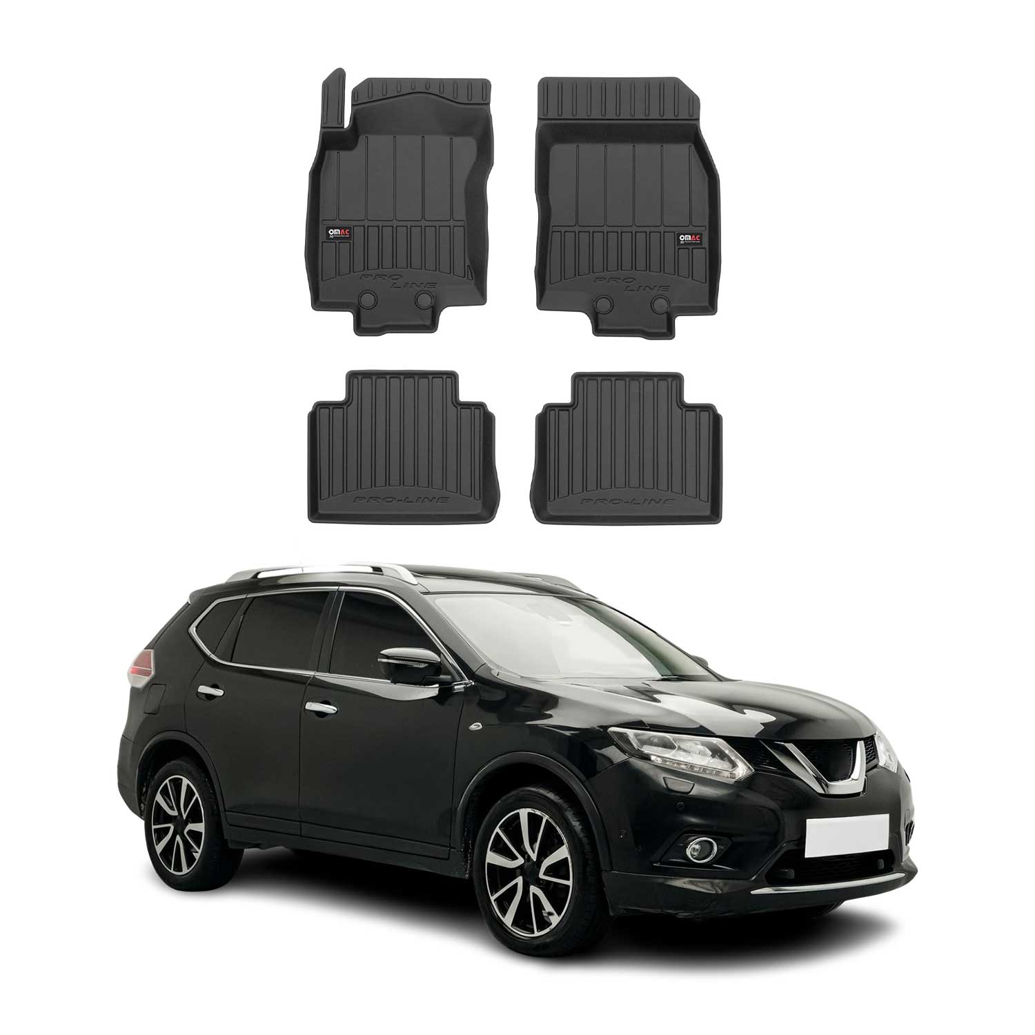 2014-2020 Nissan Rogue Premium Floor Mats Liners Full Set All Weather Heavy Duty