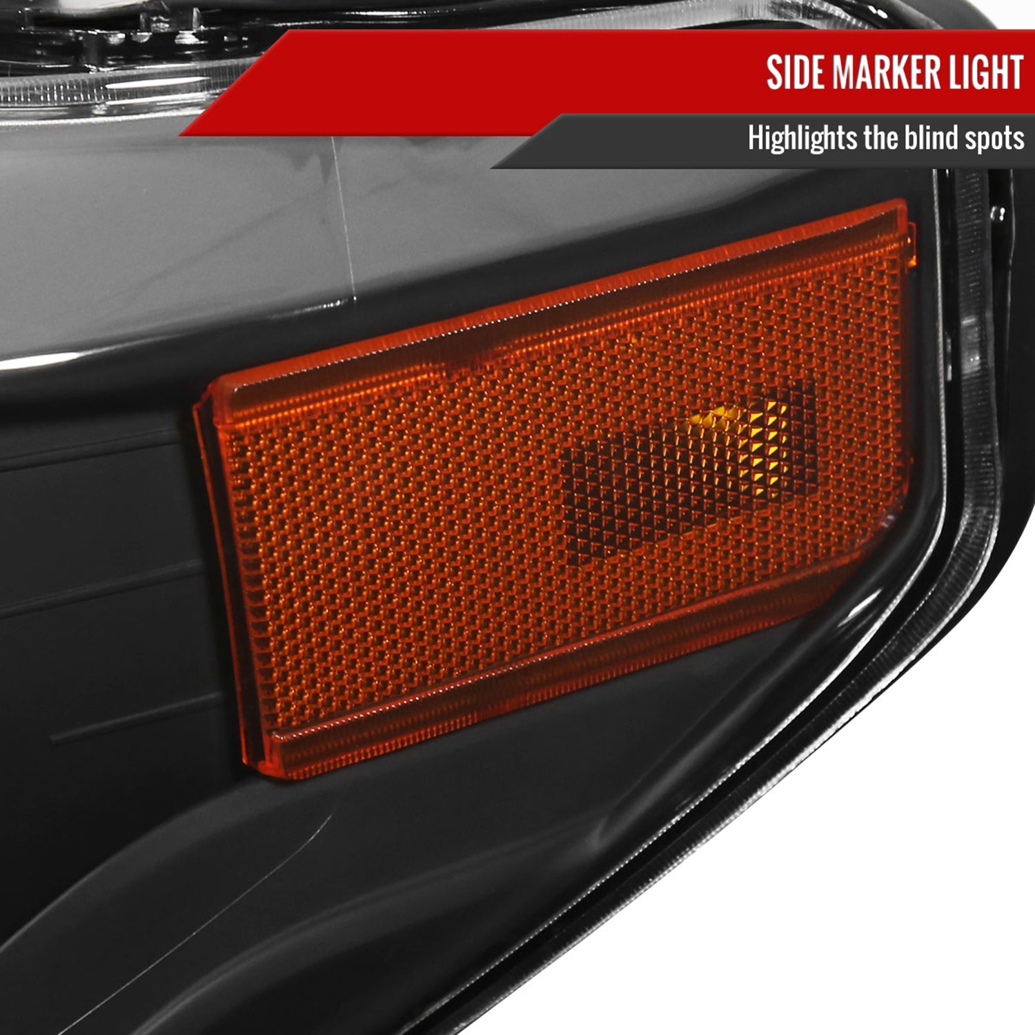 2014-2021 Toyota Tundra Retro Style V2 Projector Headlights Matte Black/Clear