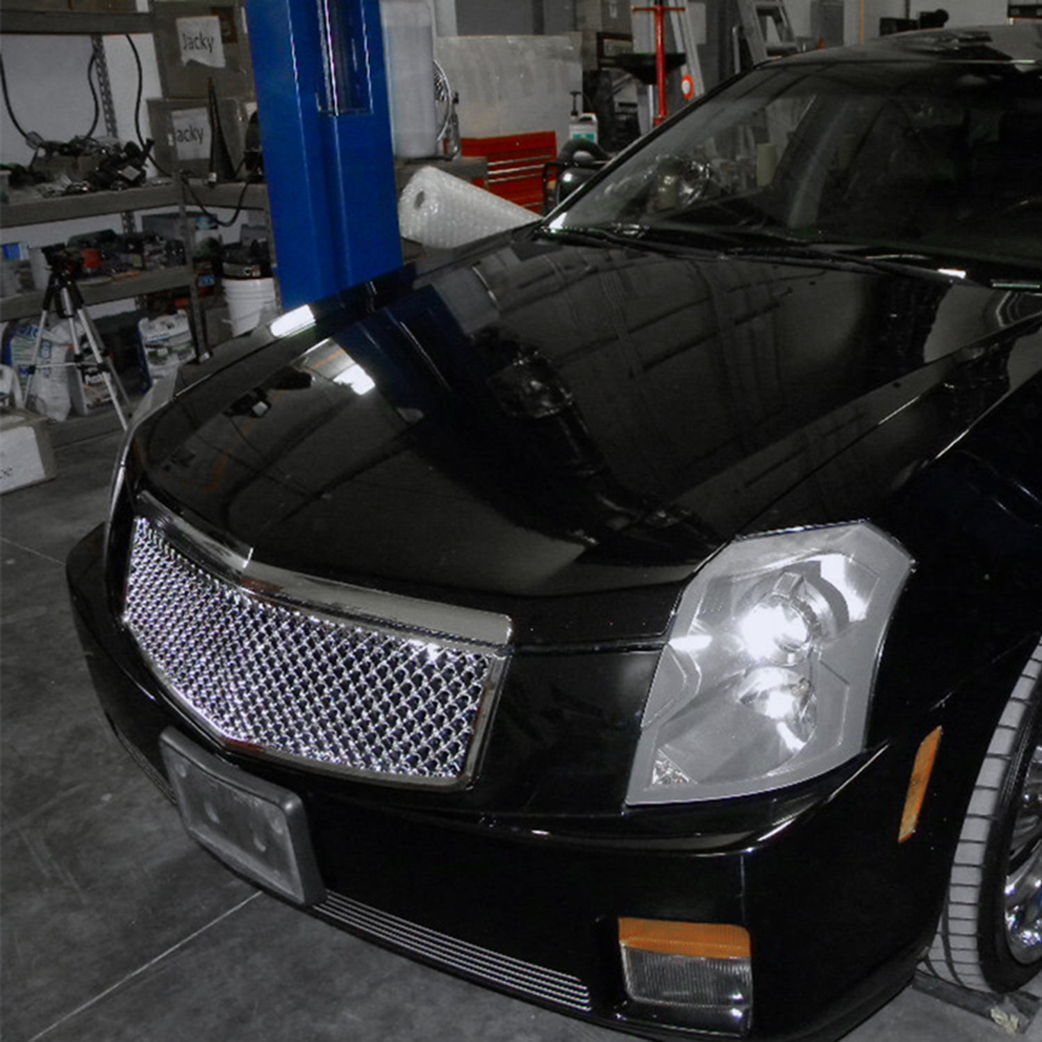 2003-2007 Cadillac CTS Chrome ABS Mesh Grille