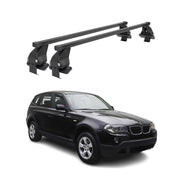 2004-2010 BMW X3 E83 Roof Rack Cross Bars Black