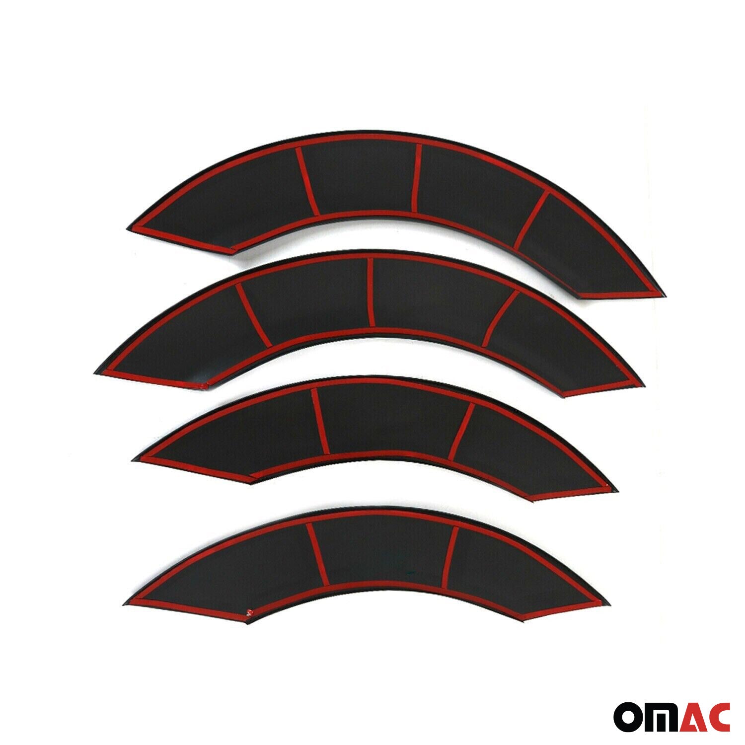 2019-2025 Mercedes Sprinter W907 910 Fender Flares Wheel Protector Black 4x