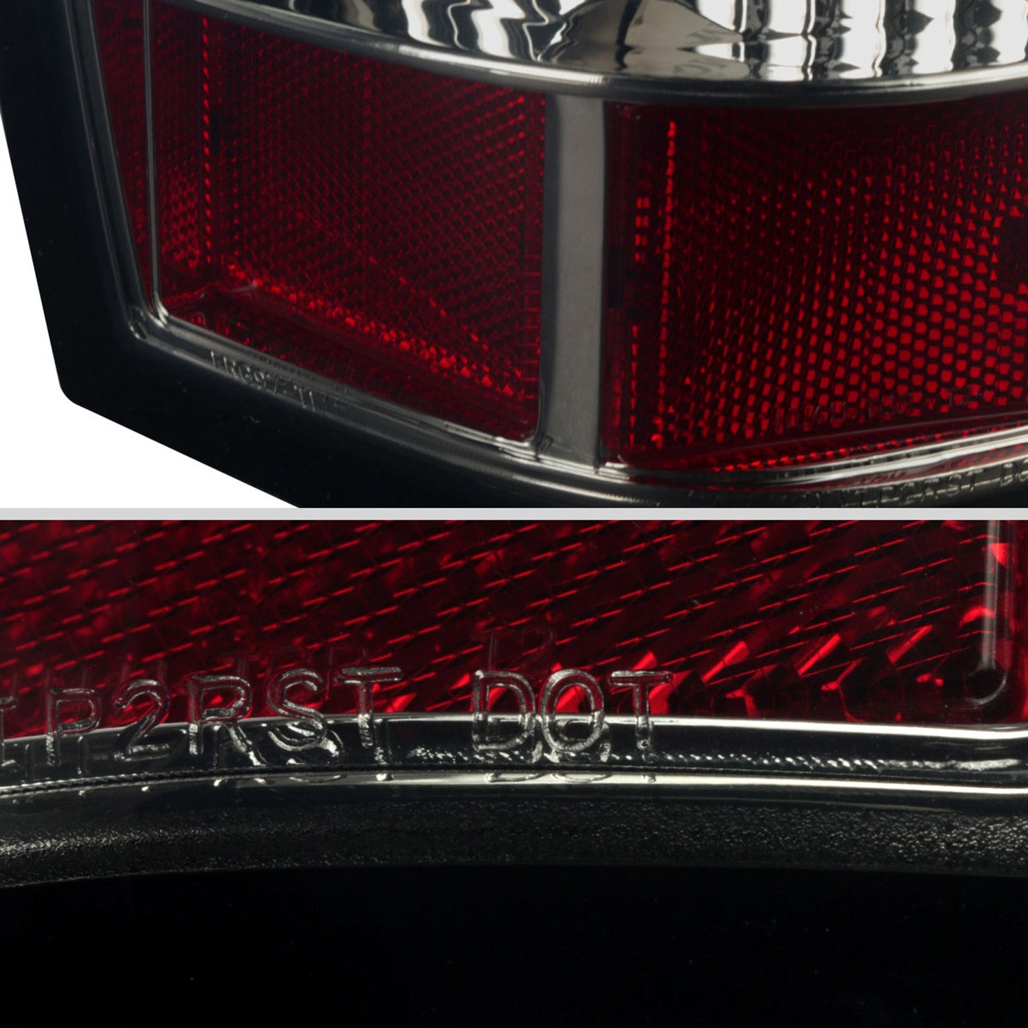 2006-2011 Ford Ranger LED Tail Lights Chrome Housing/Smoke Lens