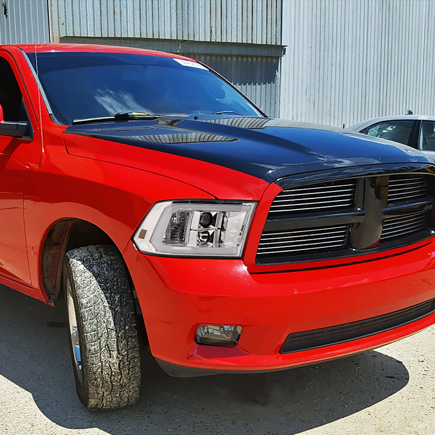 2009-2018 Dodge RAM 1500 / RAM 2500 3500 LED C-Bar Headlights Chrome